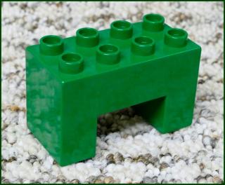 Lego® Duplo® Kostka Podstavec Mostu 2x4 Zelený (Lego® Duplo®)