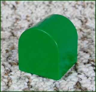 Lego® Duplo® Kostka Půlkulatá Malá - Tmavě Zelená (Lego® Duplo®)