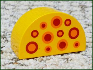 Lego® Duplo® Kostka Půlkulatá Oranžová - Tečky (Lego® Duplo®)