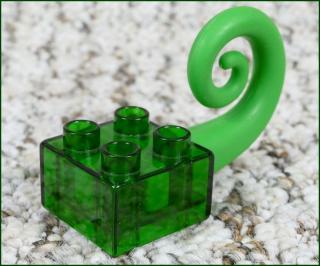 Lego® Duplo® Kostka s Ocasem - Zelená (Lego® Duplo®)