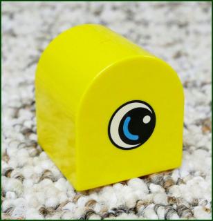 Lego® Duplo® Kostka Žlutá Zakulacená 2x2 Oko  (Lego® Duplo®)