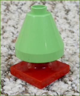 Lego® Duplo® Lampička Zelená Vysoká - Červený Podstavec Nízký (Lego® Duplo®)
