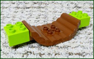 Lego® Duplo® Most z Klád Hnědý Novější (Kostky Limetka) (Lego® Duplo®)