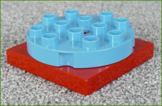 Lego® Duplo® Otočná Část Velká Červeno-Tyrkysová (Lego® Duplo®)