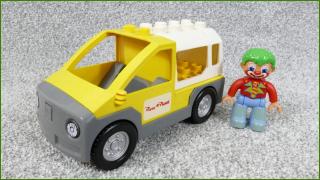 Lego Duplo pizza auto
