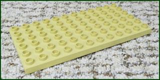Lego® Duplo® Podložka/Deska 6x12 Světle Béžová (Lego® Duplo®)