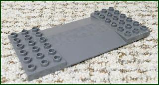 Lego® Duplo® Podložka/Deska 6x12 Tmavě Šedý Nájezd (Lego® Duplo®)