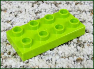 Lego® Duplo® Podložka/Destička 2x4 Limetka (Lego® Duplo®)