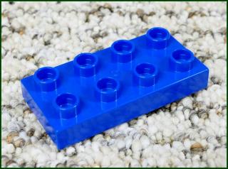 Lego® Duplo® Podložka/Destička 2x4 Modrá (Lego® Duplo®)