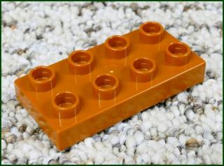 Lego® Duplo® Podložka/Destička 2x4 Světle Hnědá (Lego® Duplo®)