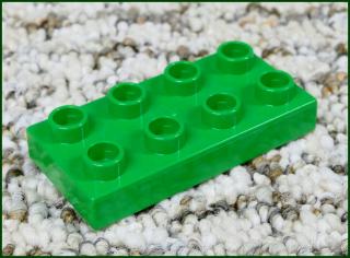 Lego® Duplo® Podložka/Destička 2x4 Světle Zelená (Lego® Duplo®)