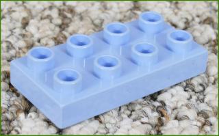 Lego® Duplo® Podložka/Destička 2x4 Světlounce Modrá (Lego® Duplo®)