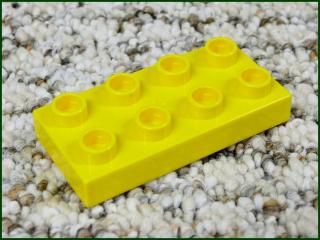 Lego® Duplo® Podložka/Destička 2x4 Žlutá (Lego® Duplo®)