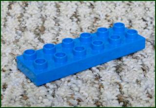Lego® Duplo® Podložka/Destička 2x6 Azurová (Lego® Duplo®)