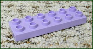 Lego® Duplo® Podložka/Destička 2x6 Světle Fialová (Lego® Duplo®)