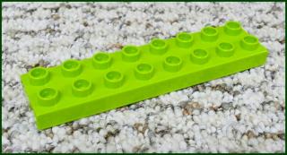 Lego® Duplo® Podložka/Destička 2x8 Limetka (Lego® Duplo®)