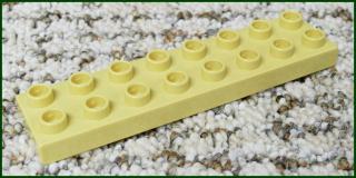 Lego® Duplo® Podložka/Destička 2x8 Světle Béžová (Lego® Duplo®)