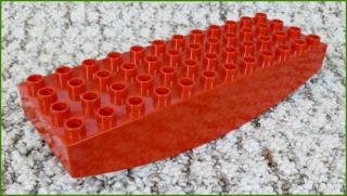 Lego® Duplo® Podložka/Destička 4x12 Červená (Houpačka) (Lego® Duplo®)