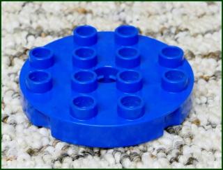 Lego® Duplo® Podložka/Destička 4x4 Kruh Modrá (Lego® Duplo®)