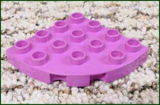 Lego® Duplo® Podložka/Destička 4x4 Kulatá Růžová (Lego® Duplo®)