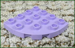 Lego® Duplo® Podložka/Destička 4x4 Kulatá Světle Fialová (Lego® Duplo®)