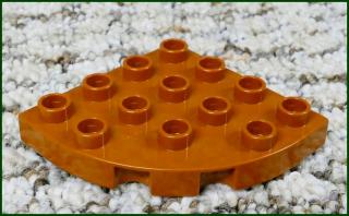 Lego® Duplo® Podložka/Destička 4x4 Kulatá Světle Hnědá (Lego® Duplo®)
