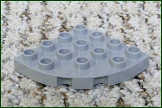 Lego® Duplo® Podložka/Destička 4x4 Kulatá Světle Šedá (Lego® Duplo®)