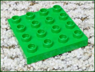 Lego® Duplo® Podložka/Destička 4x4 Zelená (Lego® Duplo®)