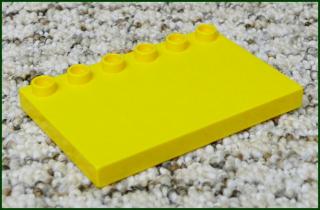 Lego® Duplo® Podložka/Destička 4x6 Žlutá (Stříška) (Lego® Duplo®)