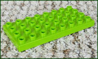 Lego® Duplo® Podložka/Destička 4x8 Limetka (Lego® Duplo®)