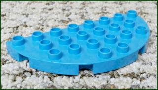 Lego® Duplo® Podložka/Destička 4x8 Půlkulatá Tyrkysová (Lego® Duplo®)