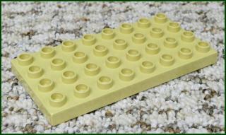 Lego® Duplo® Podložka/Destička 4x8 Světle Béžová (Lego® Duplo®)