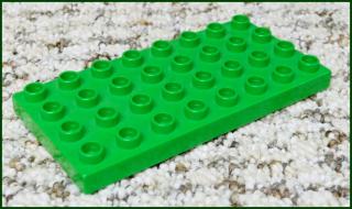 Lego® Duplo® Podložka/Destička 4x8 Světle Zelená (Lego® Duplo®)