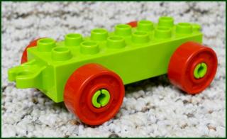 Lego® Duplo® Podvozek pro Auta Limetka (Červená Kola) (Lego® Duplo®)