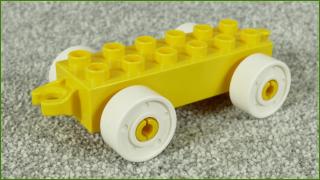 Lego® Duplo® Podvozek pro Auta Žlutý - Bílá Kola (Lego® Duplo®)