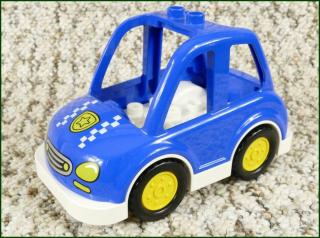 Lego® Duplo® Policejní Auto Modré s Bílým Podvozkem (Lego® Duplo®)