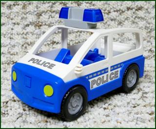 Lego® Duplo® Policejní Dodávka Bílo/Modrá - Šedý Nápis (Lego® Duplo®)
