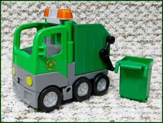 Lego® Duplo® Popeláři / Náklaďák Zelený s Majáčkem (Lego® Duplo®)