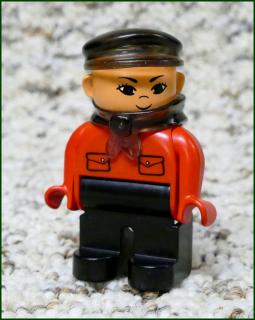 Lego® Duplo® Postavička Průvodčí (Intelli) Červený (Lego® Duplo®)