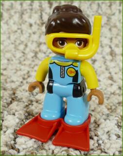 Lego® Duplo® Potápěčka s Ploutvemi a Šnorchlem (Lego® Duplo®)