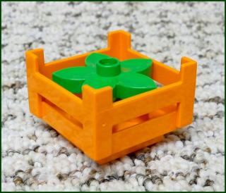 Lego® Duplo® Přepravka Oranžová s Květinou (Lego® Duplo®)