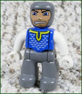 Lego® Duplo® Rytíř Modrý - Starší Typ (Lego® Duplo®)