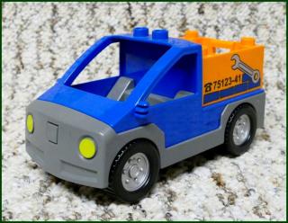 Lego® Duplo® Servisní Pickup Modrý s Kontejnerem (Lego® Duplo®)