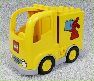 Lego® Duplo® Tahač Žlutý s Korbou a Potiskem Králíčka (Lego® Duplo®)