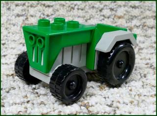 Lego® Duplo® Traktor Malý - Tmavě Zelený (Lego® Duplo®)