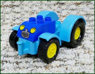 Lego® Duplo® Traktor Malý Tyrkysový - Novější Typ (Lego® Duplo®)