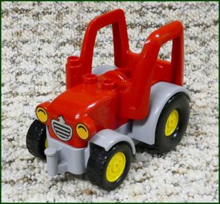 Lego® Duplo® Traktor Novější Červený (Lego® Duplo®)