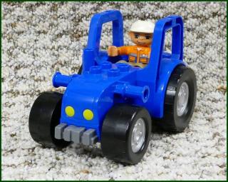 Lego® Duplo® Traktor Velký Modrý (Žlutá Světla) (Lego® Duplo®)
