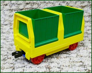 Lego® Duplo® Vagon - Kontejnery Nákladní - Žluto/Zelené (Lego® Duplo®)