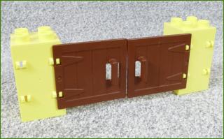 Lego® Duplo® Vrata Nízká (Světlounce Žlutá-Hnědá) (Lego® Duplo®)
